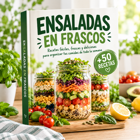 ENSALADAS EN FRASCOS + 3 BONUS